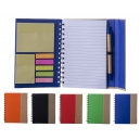 Libreta ecológica Minna con espiral y bolígrafo