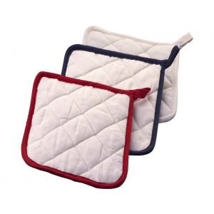 Agarradera o sujetador de utensilios calientes de manta con colgador