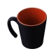 Taza cónica de cerámica Malbec con  asa volada 12 Oz