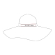 Sombrero de playa para dama JUNO