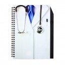 Libreta con pastas de catón temática de doctor de 100 hojas raya