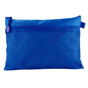 Lapicera tipo bolsa con compartimiento exterior de malla HANNAH