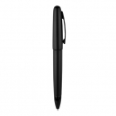 Bolígrafo de acero inoxidable negro SENY, incluye estuche.