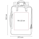 Mochila tipo portafolio DARO