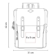 Mochila de diseño tipo europeo SKADI