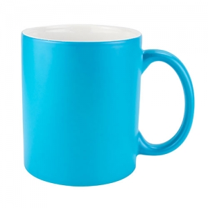 Taza de cerámica KABBI terminado en colores neón 325ml