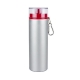 Cilindro de aluminio LEMAN 750 ml con tapa plástica de doble rosca y gancho