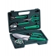 Set de 7 accesorios para jardinería con estuche.