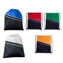 Morral de poliéster Sprint con bolsa frontal de cierre