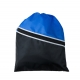 Morral de poliéster Sprint con bolsa frontal de cierre