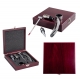 Set de vino Pharrel con elegante estuche cuadrado de madera