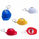 Llavero en forma de casco con destapador y luz Carrie