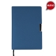 Libreta Stanford con broche y pastas de acabado satinado