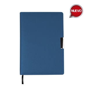 Libreta Stanford con broche y pastas de acabado satinado