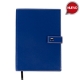 Libreta con pasta de poliuretano y broche
