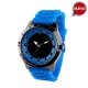 Reloj de pulso con caja metálica cristal mineral y correa de silicón