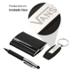 Set de regalo Manhattan con llavero pluma y porta tarjetas