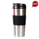 Termo de acero inoxidable con grip de goma en varios colores 450 ml