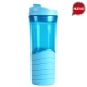 Vaso térmico de doble pared plástica con soporte texturizado de silicón