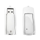 Memoria metálica USB giratoria de 8GB con estuche