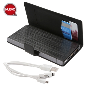 Power Bank o banco de poder tipo cartera de 8000 mAh