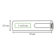 Power bank o batería portátil cilíndrica de 2200 mAh