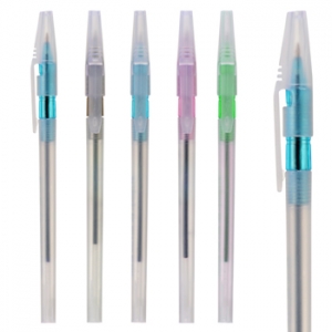 Bolígrafo plástico transparente modelo ULTRA CLIP