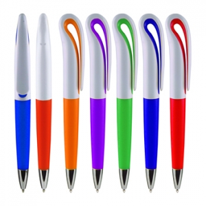 Bolígrafo Promocional de plástico modelo MILAN con un diseño muy moderno