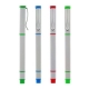 Pluma plástica CUADRIX para tinta negra y marcador en 3 colores diferentes