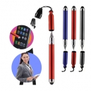 Pluma con práctico cordón y con acabado metálico mod FAIR con Screen Touch