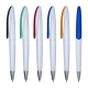 Pluma plástica Modelo DROP cuerpo color blanco