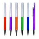 Pluma modelo FUGAZ con 5 colores diferentes transparentes