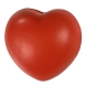 Bola anti estrés en forma de corazón en color rojo