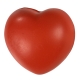 Bola anti estrés en forma de corazón en color rojo