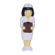 Figura promocional anti estrés en forma de enfermera mod NURSE
