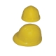 Atractiva figura anti estrés en forma de casco color amarillo