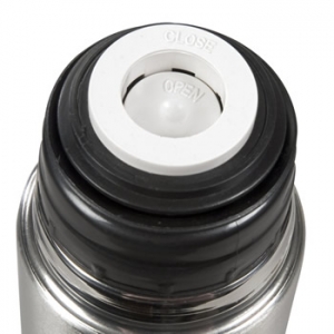 Fino Termo de Acero Inoxidable color plata y tapa de Rosca modelo BALISTIC