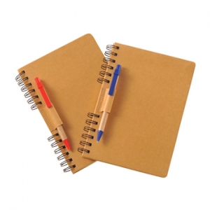 Bonita Libreta Ecológica con bolígrafo incluido modelo ECOBOOK