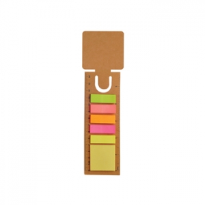 Separador de libros bonito diseño y porta notas y regla modelo CUADRADOS