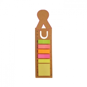 Separador de libros con bonito diseño porta notas y regla modelo RIBBON