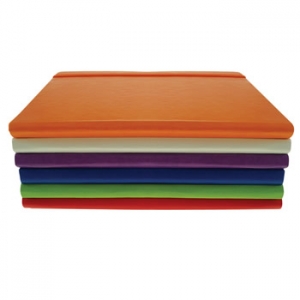 Cuaderno grande con sujetador elástico en diferentes colores