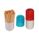 Porta bate lenguas de plástico en dos colores modelo PILL