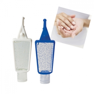 Dispensador de gel con funda de silicón para bolso modelo AQUA