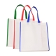Bolsa Textil color blanca con detalles en color modelo DERBY