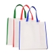 Bolsa Textil color blanca con detalles en color modelo DERBY