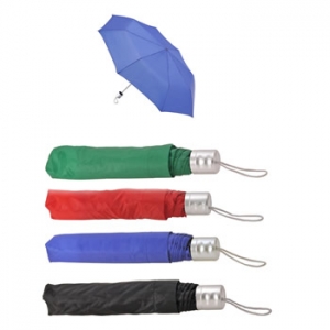 Mini sombrilla con funda en diferentes colores modelo MINI SOLID