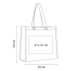 Bolsa bicolor de Non Woven con fuelle SOIRA