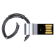 USB llavero tipo placa HARSTAD de 8GB con caja