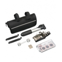 Set de herramientas para ciclista con estuche de tela