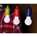 Lámpara en forma de bobilla, su diseño es muy innovador